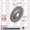 Zimmermann Brake Disc - Standard/Coated, 100331620 100331620